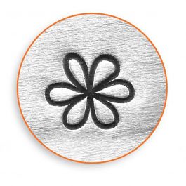 Prägestempel, Blume, L 65 mm, Größe 6 mm, 1 Stk [HOB-67570]