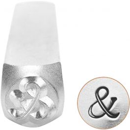 Prägestempel, &-Zeichen, L 65 mm, Größe 6 mm, 1 Stk [HOB-67575]