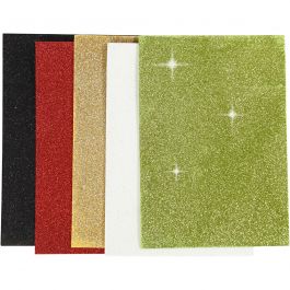Moosgummi, A5, Blatt 148x210 mm, Dicke 2 mm, 5 Bl./ 1 Pck [HOB-769011]