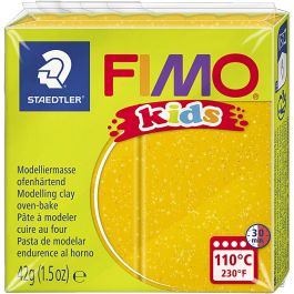 FIMO® Kids Clay, Glitter, Gold, 42 g/ 1 Pck [HOB-78535]