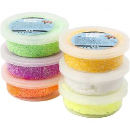 Foam Clay® , Frühlingsfarben, 6x14 g/ 1 Pck [HOB-78845]