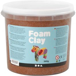 Foam Clay® , Braun, 560 g/ 1 Eimer [HOB-78869]