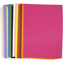 EVA-Schaumstoff, A3, Blatt 297x420 mm, Dicke 2 mm, Sortierte Farben, 30 Bl. sort./ 1 Pck [HOB-79004]