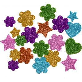 Moosgummifiguren, D 19+29 mm, 800 sort./ 1 Pck [HOB-79023]