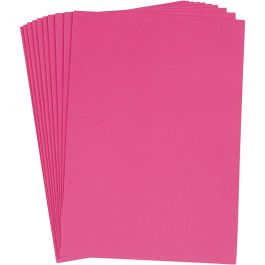 EVA-Schaumstoff, A4, Blatt 210x297 mm, Dicke 2 mm, Pink, 10 Bl./ 1 Pck [HOB-79042]