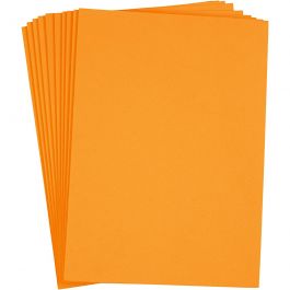EVA-Schaumstoff, A4, 210x297 mm, Dicke 2 mm, Orange, 10Bl./ 1 Pck [HOB-79045]