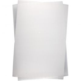 Plastikschrumpfplatten, Blatt 20x30 cm, Dicke 0,3 mm, Matt transparent, 100 Bl./ 1 Pck [HOB-79088]