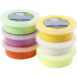 Silk Clay®, Frühlingsfarben, 6x14 g/ 1 Pck [HOB-79151]