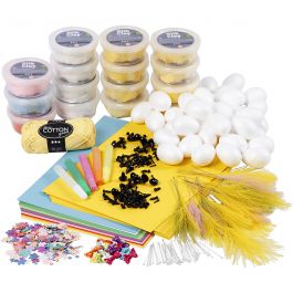 Gruppen-Kreativset Osterhühner, 1 Set [HOB-79156]