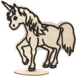 Deko-Figur, Einhorn, H 19 cm, 1 Stk [HOB-791954]