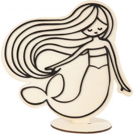 Deko-Figur, Meerjungfrau, H 18 cm, 1 Stk [HOB-791956]