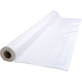 Wachstuch-Tischdecke, B 140 cm, Weiß, 1lfm/ 1 lfm [HOB-805608]