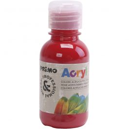 PRIMO Acrylfarbe in ausgezeichneter Qualität, Dunkelrot, 125 ml/ 1 Fl. [HOB-638336]