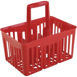 PRIMO Flaschenkorb, Rot, 1 Stk [HOB-642199]