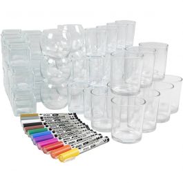 Kerzengläser, 1 Set [HOB-97418]