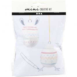 Mini Kreativ Set, Eier zum Bemalen u. Aufhängen, 1 Pck [HOB-977310]