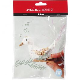 Mini Kreativ Set, Vogel zum Anklemmen, 1 Set [HOB-977355]