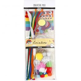 Kreativ Sortiment, Regenbogen, 1 Pck [HOB-977441]