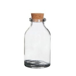 Glasflasche Mini mit Kork 20ml - 6x3cm (105 Stück) [IFS-28075]