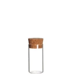Reagenzgläser mit Korken Ø3cm (12 Stück) [IFS-29141]