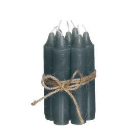 Kerzen Anthrazit 11cm (7 Stück) [IFS-32166]