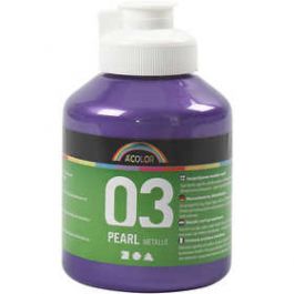 A-Color Acrylfarbe, Violett, Nr. 03, Metallisch , 500 ml/ 1 Fl. [HOB32218]