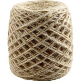 Natur-Hanfkordel, Natur, Stärke: 1-2 mm, 150 m/ 1 Rolle [HOB503239]