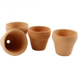 Blumentopf, H: 3,1 cm, D: 3,4 cm, 48 Stck./ 1 Box [HOB50655]