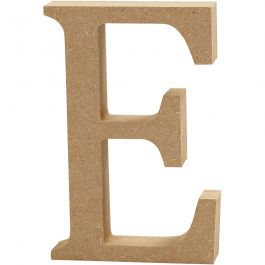Buchstabe, E, H: 13 cm, Stärke: 2 cm, 1 Stck. [HOB56314]