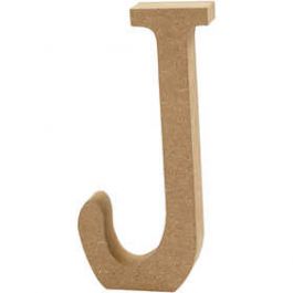 Buchstabe, J, H: 8 cm, Stärke: 1,5 cm, 1 Stck. [HOB56369]