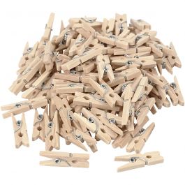 Holzklammer, L: 25 mm, B: 3 mm, 100 Stck./ 1 Pck. [HOB564510]