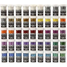 Glitter, Sortierte Farben, 46x20 g/ 1 Pck. [HOB99851]