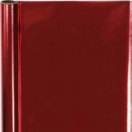 Geschenkpapier, Rot, B: 50 cm, 65 g, 4 m/ 1 Rolle [HOB199880]