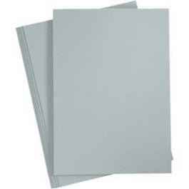 Karton, Grau, A4, 210x297 mm, 220 g, 10 Stck./ 1 Pck. [HOB219026]