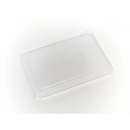 Deckel für Einweg-Imbissschalen 26.5x18.9x2.6cm Transparent Anti-Kondensation (250 Stück) [RD-456685]