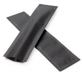 Plastikbeutel Mattschwarz 3.8x15.2cm Verschweißbar (100 Stück) [CRB6B]