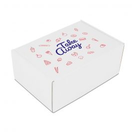 Take-Away-Boxen 46x34.5x11cm Weiß (25 Stück) [FP-DP0220]