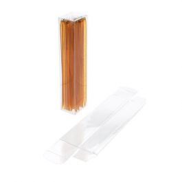 Klarsichtschachteln 3.8x3.2x17.1cm Transparent (25 Stück) [FPB341]