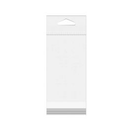 Headerbeutel Transparent 11x24.8cm Wiederverschließbar (100 Stück) [HB49]