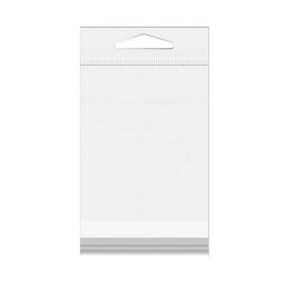 Headerbeutel Transparent 11.7x14.6cm Wiederverschließbar (100 Stück) [HB54]