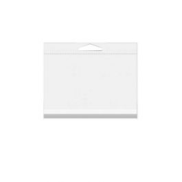 Headerbeutel Transparent 15.9x11.4cm Wiederverschließbar (100 Stück) [HB46]