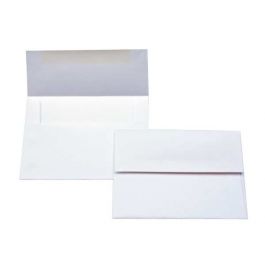 Umschläge Weiß 14,6x11,1cm Curious metallisch (50 Stück) [E822]