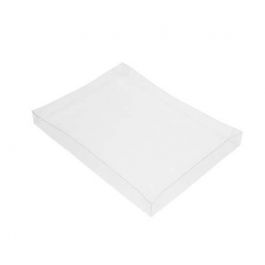 Deckel Transparent & Faltbar 13.8x1.6x19.2cm (25 Stück) [BT1]