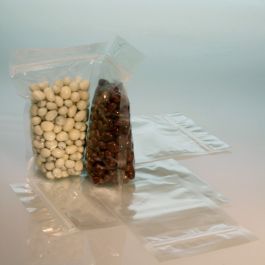 Standbodenbeutel Transparent 14.6x7.9x23cm | 170 Gramm (100 Stück) [ZBG58]