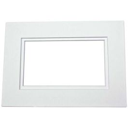 Fertig-Passepartouts mit 19x29cm Fenster - Weiß/Weiß doppelte Dicke - 30.5x40.6cm Außenrahmen (10 Stück) [MD20216]