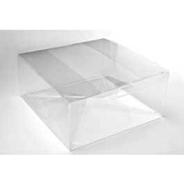 Klarsichtschachteln 20.6x20.6x7.6cm mit Automatikboden (25 Stück) [PLB207]