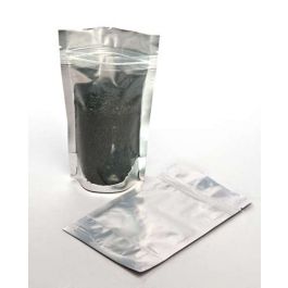 Standbodenbeutel Transparent/Silber 14.5x8x23cm | 170 Gramm (100 Stück) [ZBGS58]