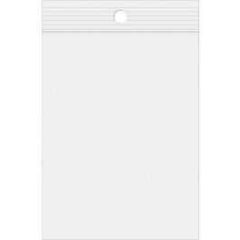 Druckverschlussbeutel mit Aufhängeloch 33x38cm Transparent PP 75 Mikron (100 Stück) [Z3R1315]