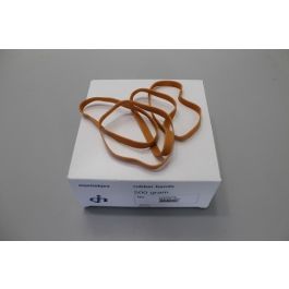 Gummibänder Braun 125x8 mm (500 gram) [EL5B248]