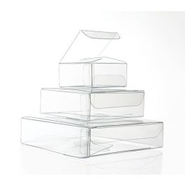 Klarsichtschachteln 7.6x7.6x17.8cm Transparent (50 Stück) [VB300]